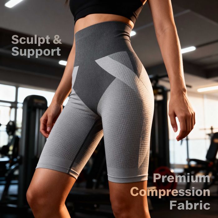 Pantalon modelator anticelulitic cu turmalina body shaper marimea L