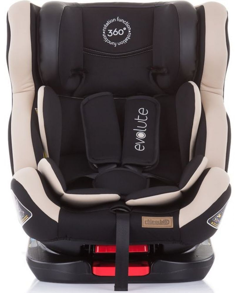 Столче за кола Chipolino - Evolute 360, 0-36 kg, с Isofix, ванилия