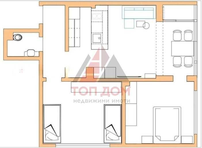 Продава се Тристаен апартамент в Варна, Чаталджа - 68 кв.м за 2750 €/кв.м - Снимка #2