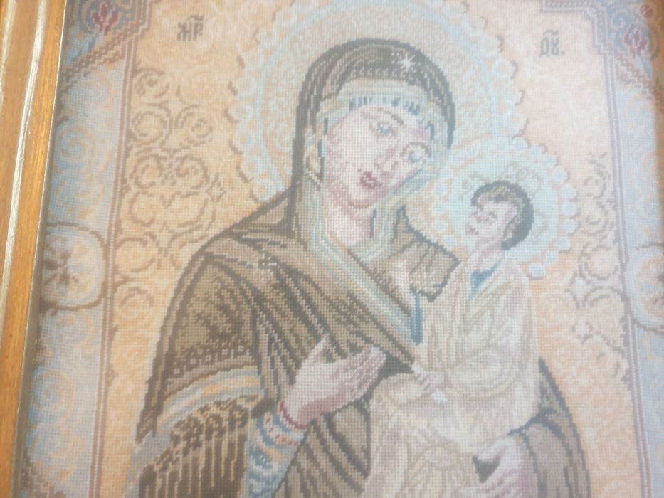 Icoana goblen cusuta manual