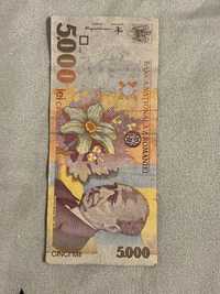 Bancnota 5000 lei, Lucian Blaga seria 014C 1998