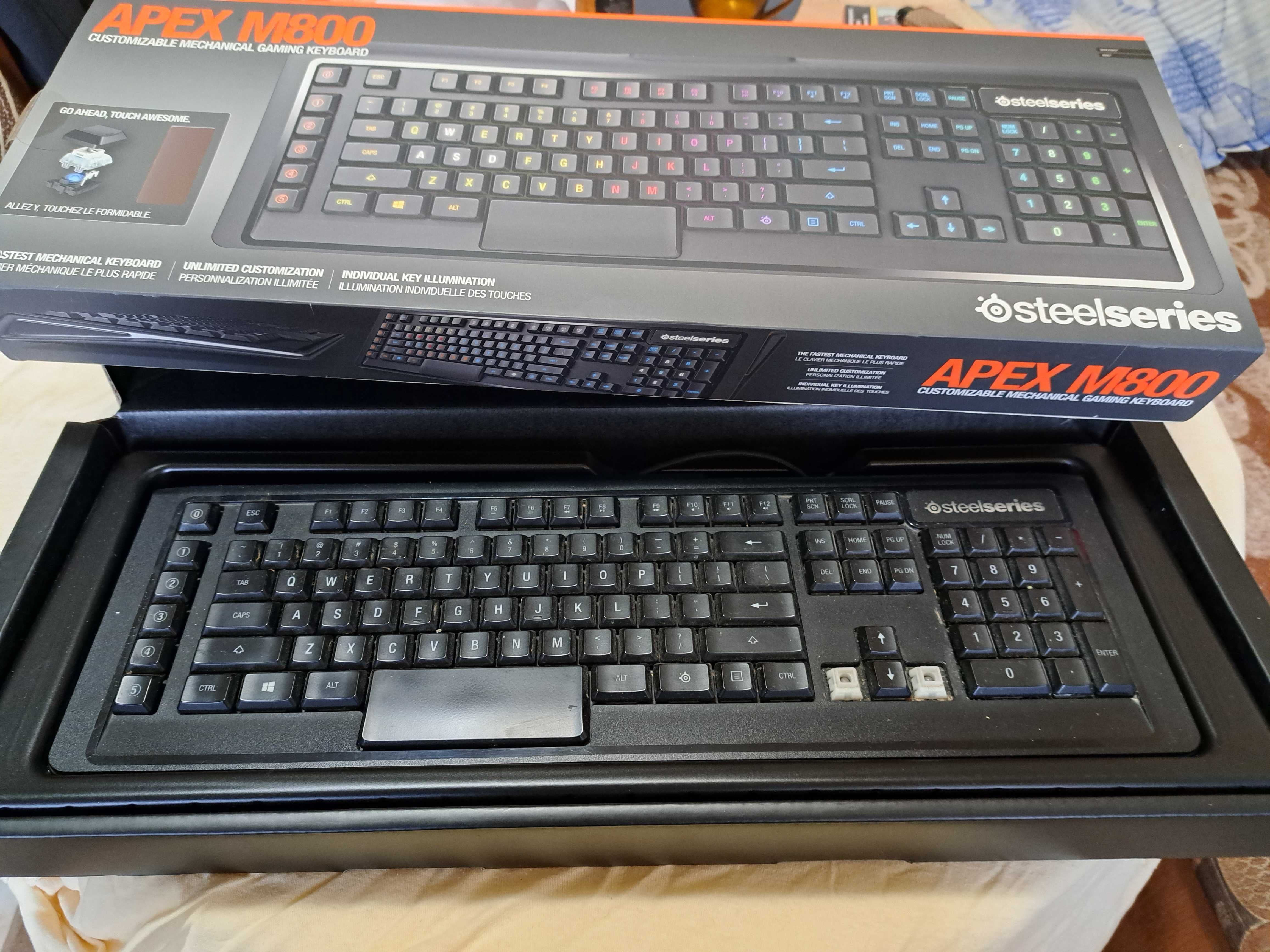 Клавиатура- SteelSeries APEX M800