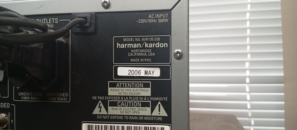 Ресивър HARMAN KARDON avr-135/230