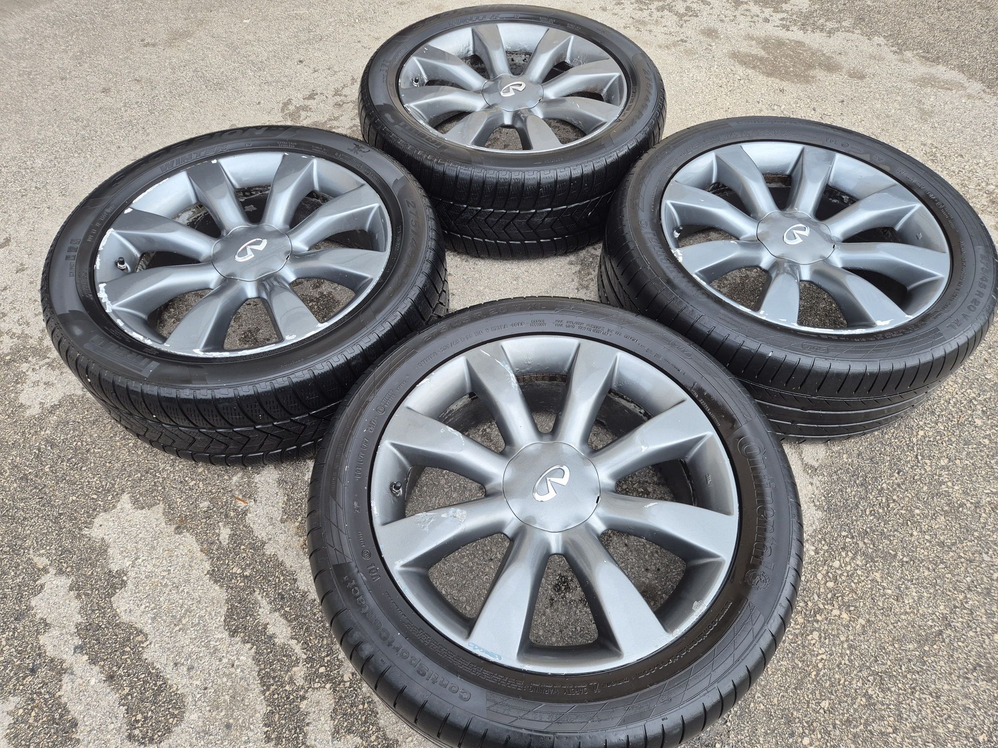 5х114.3/20 infiniti FX Q QX EX с гуми 5x114,3/20 инфинити