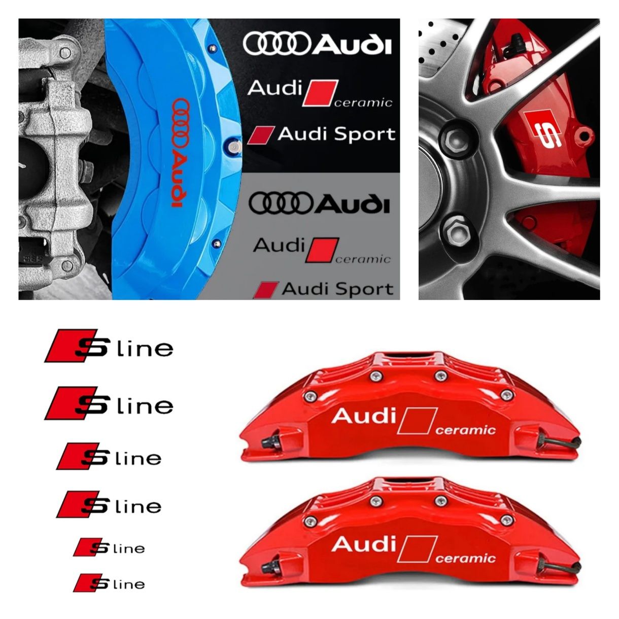 Set-6-Stickere-Etrieri-Audi-Sport-Ceramic-A4-A6-A7-A8-Q5-Q7-Q8-Sline