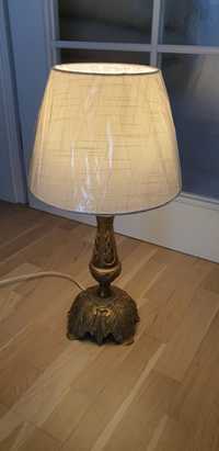 Lampa veioza vintage colectie bronz masiv dore Franta 1950