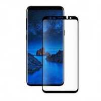 Folie de sticla pentru Samsung Galaxy S9, cu margini colorate Negru