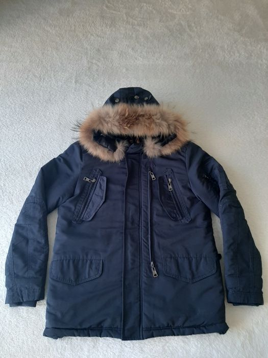 Мъжка парка/яке, с естествен пух.