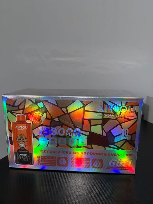 Vape 150000 Waspe 6 in 1 cu 3 arome mixabile, redbull stoc nou