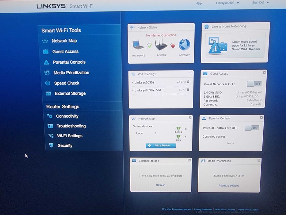 router linksys ea7300