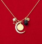 GPP2, colier placat cu aur 14k, deosebit, ideal cadou,piatra naturala