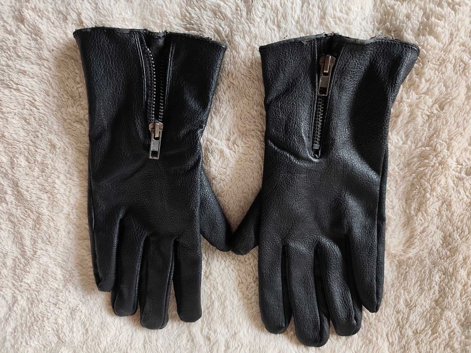 Мъжки ръкавици от естествена кожа