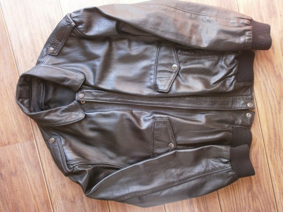 XL U.S. Force Vintage A2 Leather Flight Cockpit Jacket Кожено яке