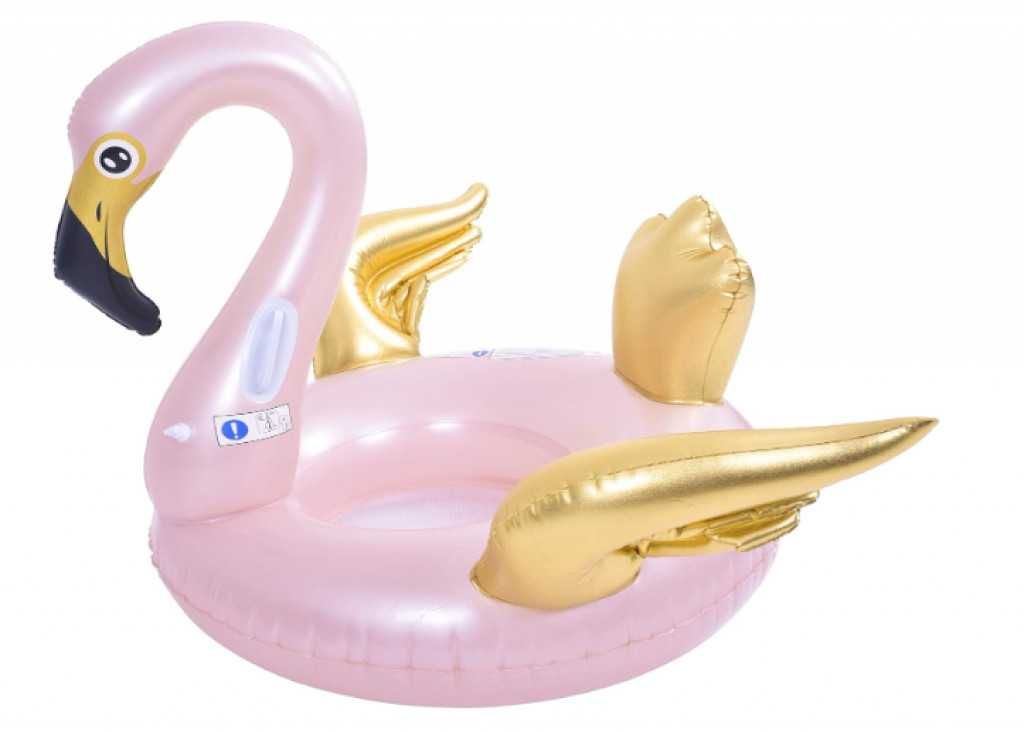 Надуваемо фламинго, gold - 115см