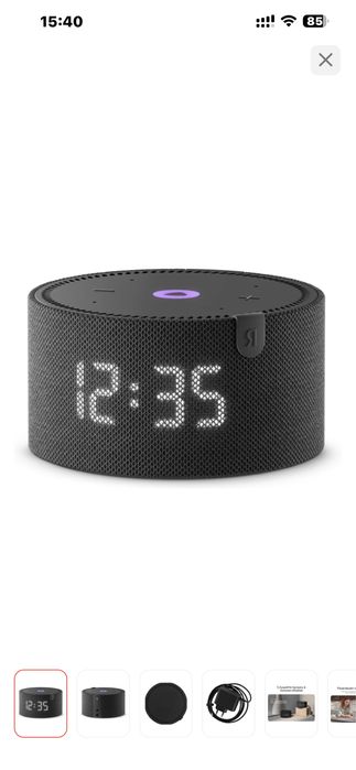 Умная колонка Яндекс Станция Мини с часами YNDX-00020 черный