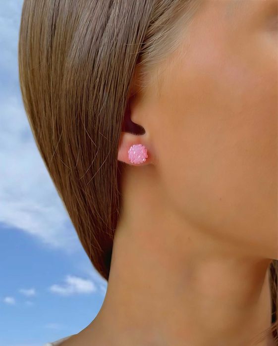 Ръчно изработени обеци, Различни цветове Японски мъниста, Стомана /925