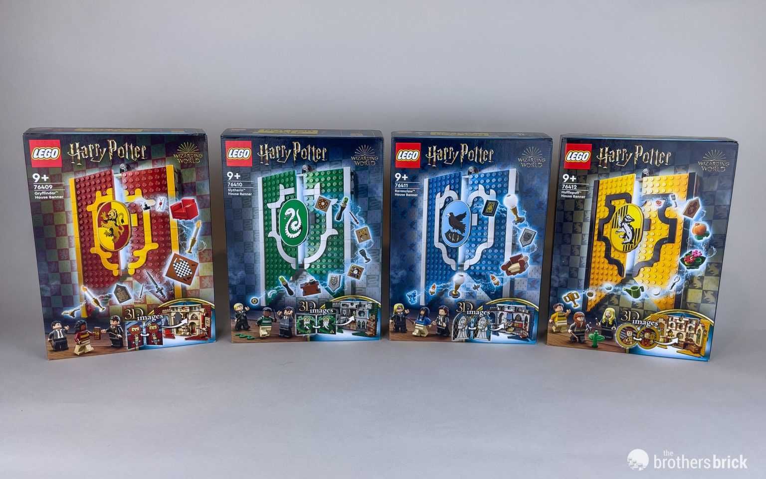 LEGO Harry Potter House Banners 76409 – 76410 – 76411 – 76412 -NOI