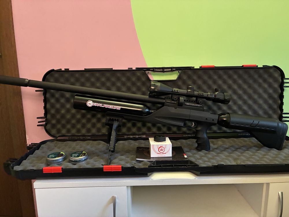 Продавам въздушна пушка Kral Arms puncher big Max PCP