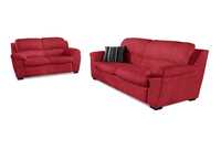 Комплект 2-местен и 2,5-местен диван, червен, COTTA, внос Германия