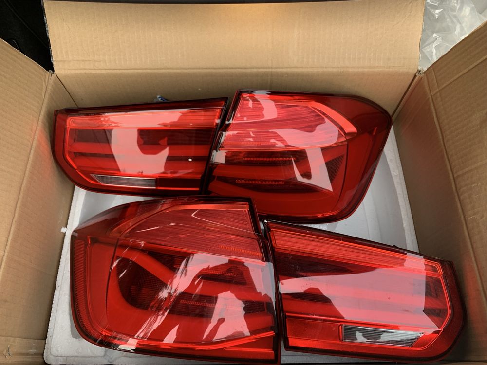 Европейски LED стопове за BMW F30 | оранжеви