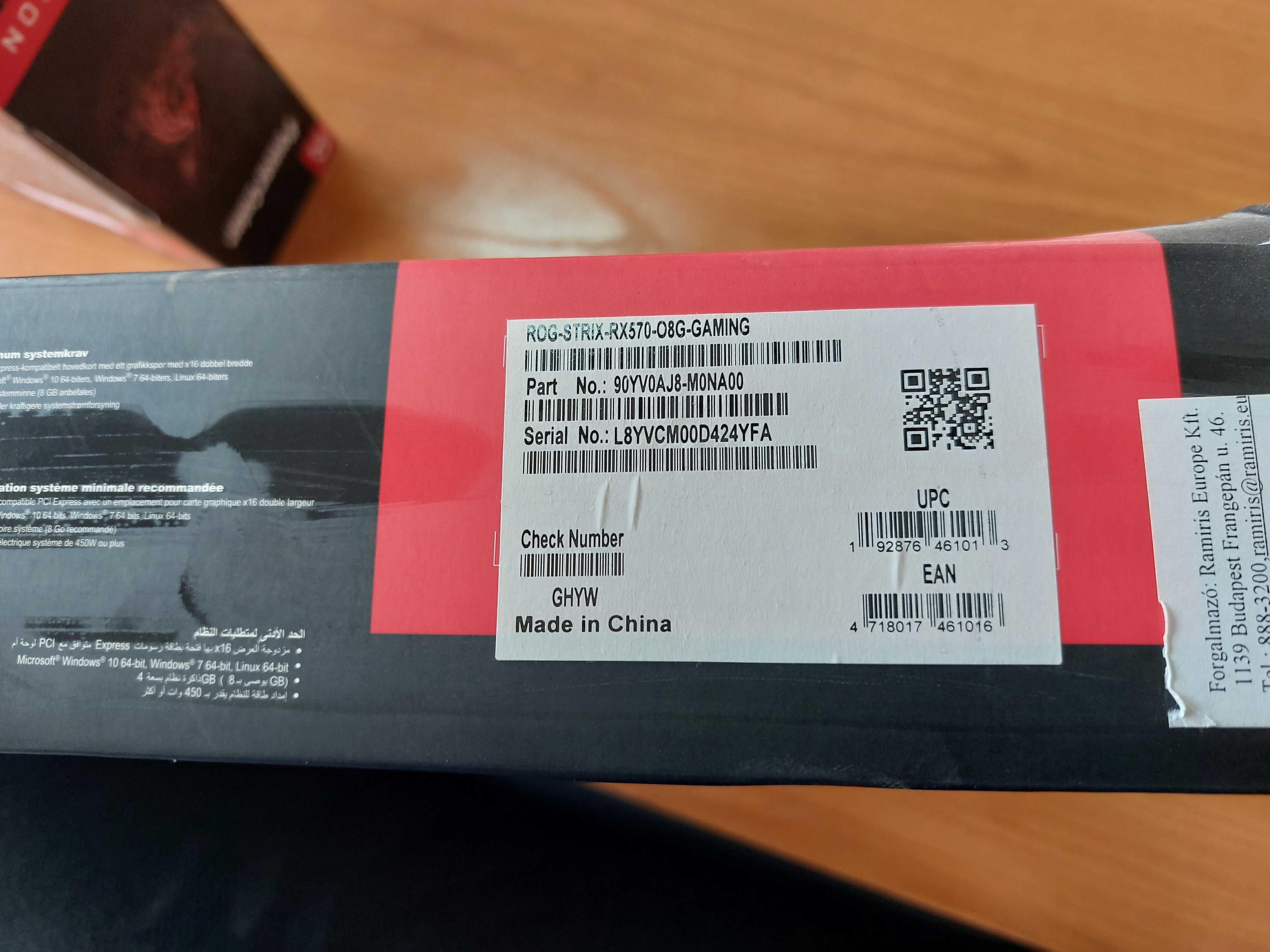 Видеокарта Radeon rx570 8 gb