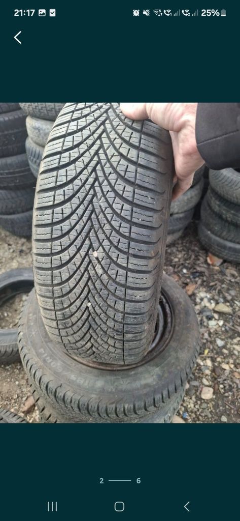 Vand 2 anvelope 185 60 14 m+s iarna ca noi dot 2023