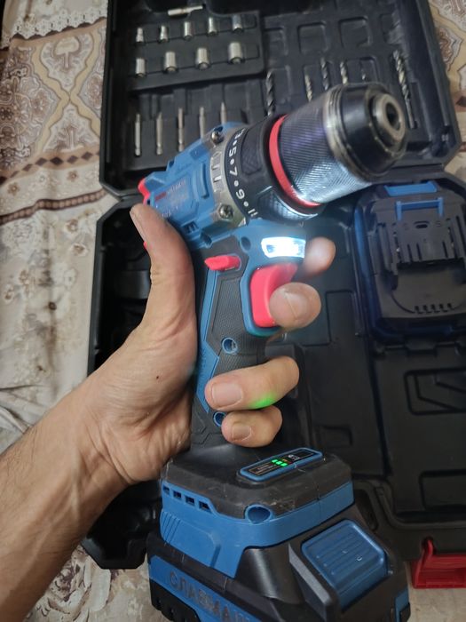 Шуруповерт, аккумуляторная дрель СЛАВМАШ C48-2B48 48 В, 60 Нм, 1800 об