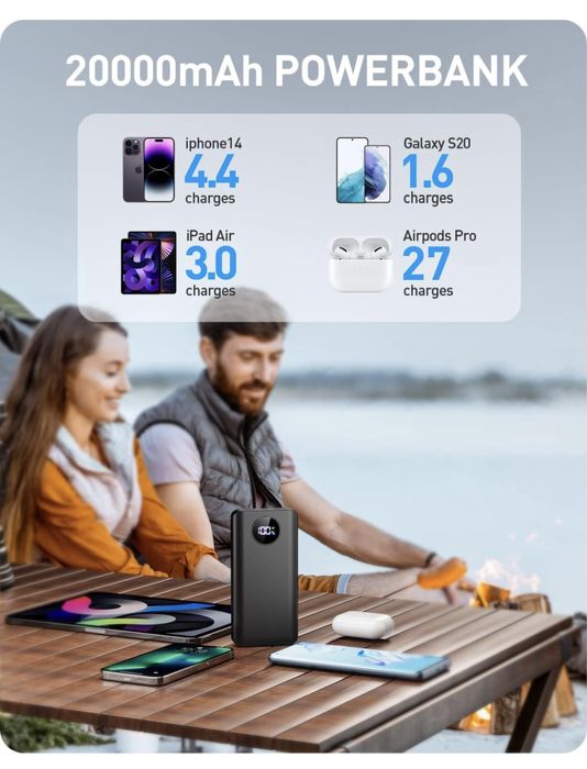 Power bank baterie externa 20000 mAh
