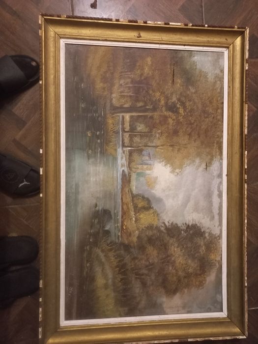 Стари картини на платно