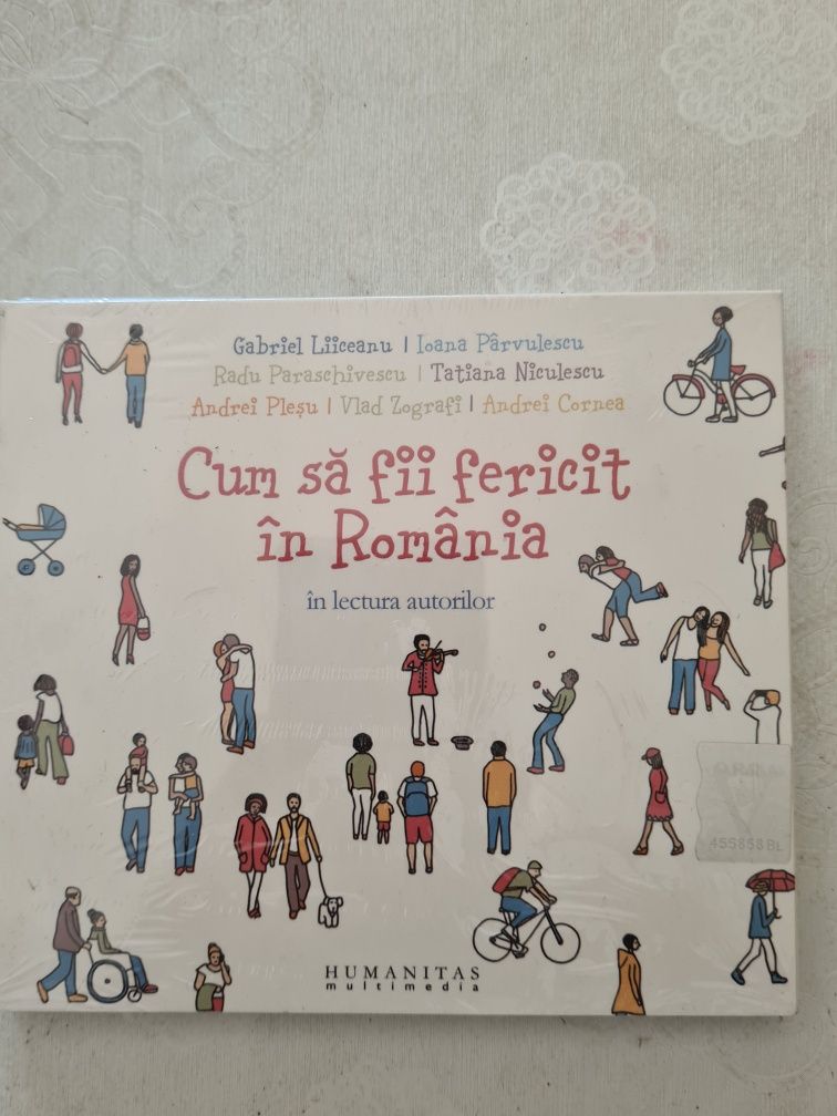 Carte + CD Cum să fii fericit în România de la Humanitas