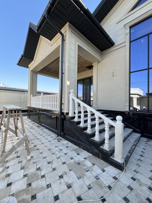 Балясины и перила из натурального камня | Изготовление + Установка