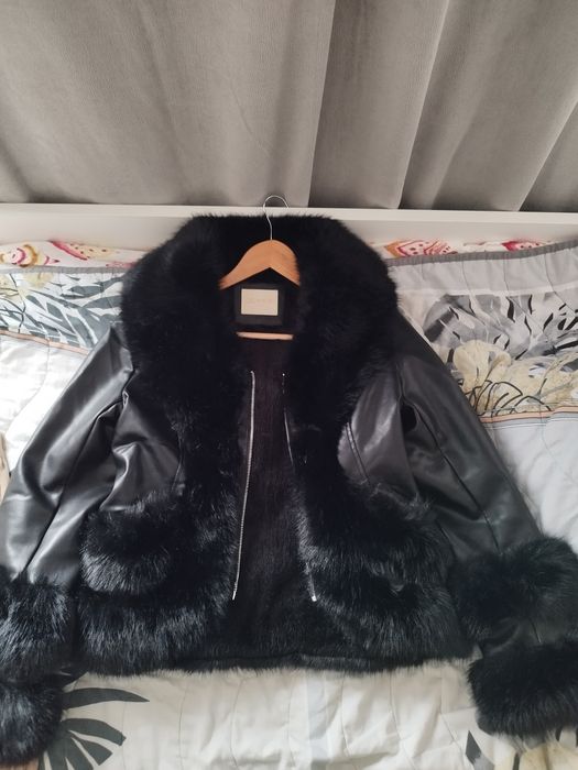Дамско яке от еко кожа