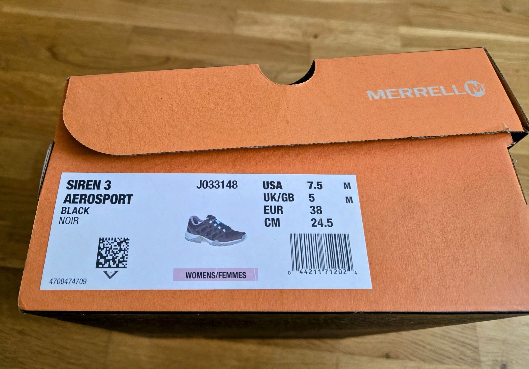 Pantofi sport Merrell, talpa Vibram, marimea 38-  24.5 cm