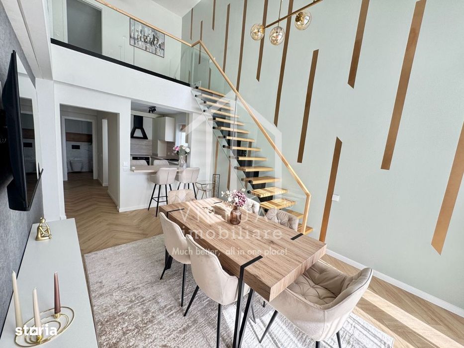 Penthouse cu 5 camere si 3 bai - 118 mp utili - Priveliste superba