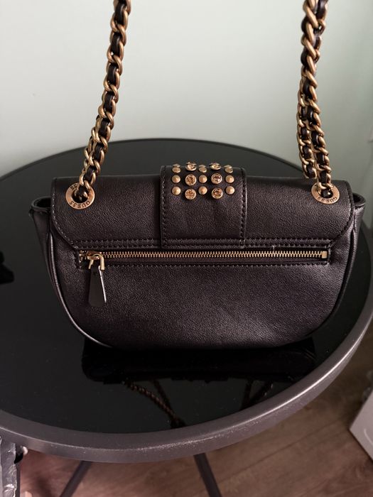 Малка кожена чанта Guess