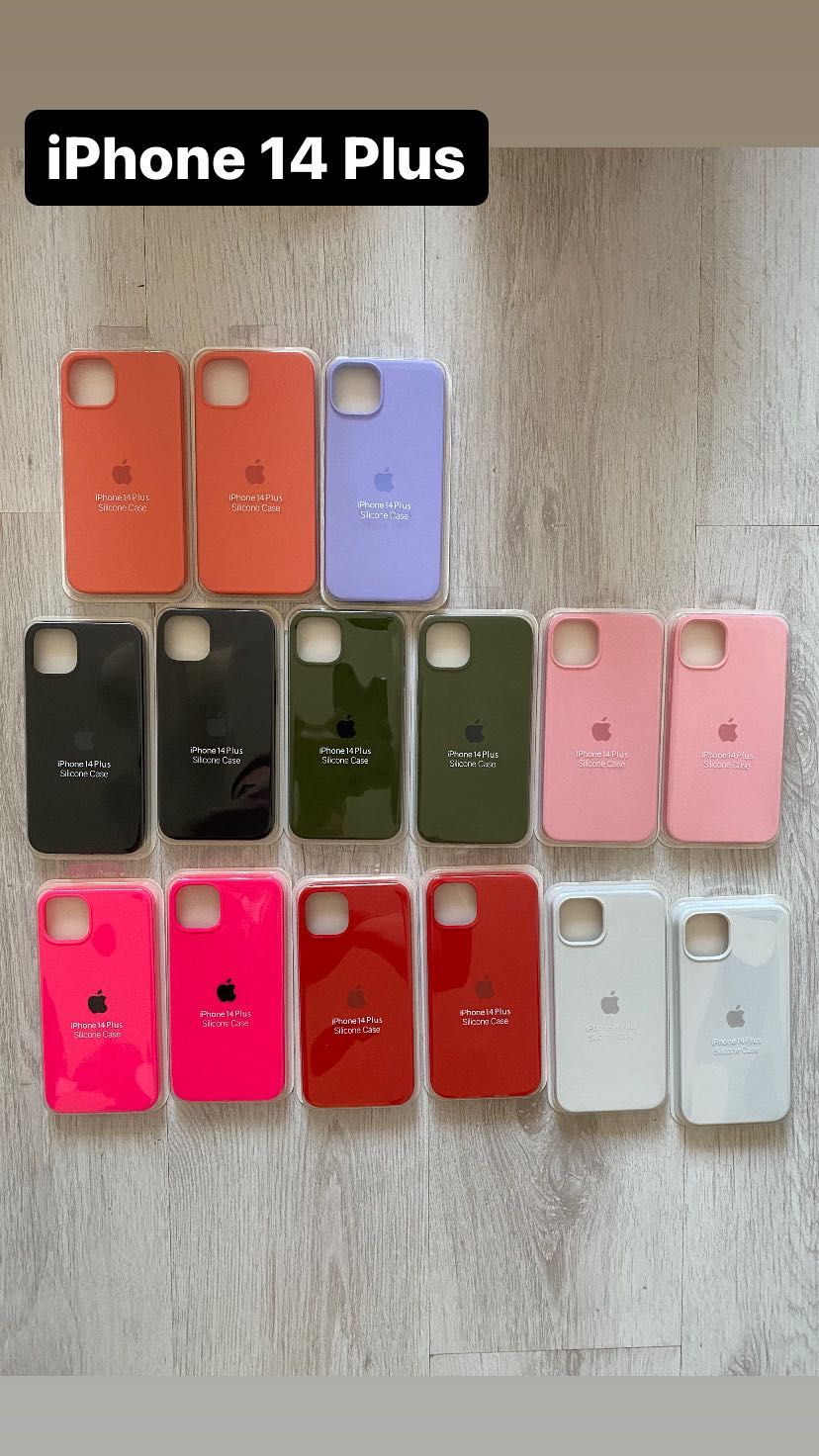 Huse iPhone 14 - 14Pro 14Plus - 14Pro Max cu catifea în interior