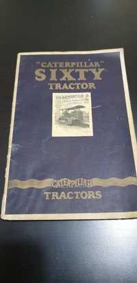 Pliant publicitar tractor Caterpillar Sixty 1927