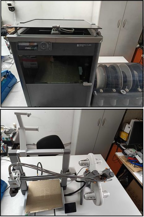 Bambu Lab P1S Combo 3d принтер и A1 Combo с AMS-и.