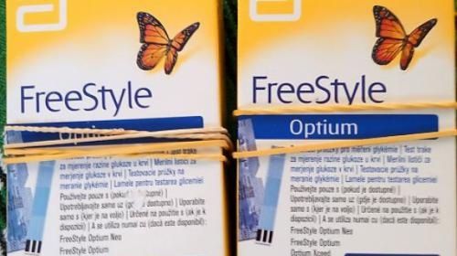 Продавам 450 тест ленти freestyle за глюкомер