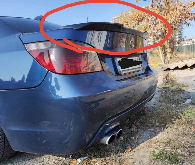 Добавки за BMW Е60 E61 БМВ Е60 Е61 - Лип Спойлери (НОВИ БОЯДИСАНИ)