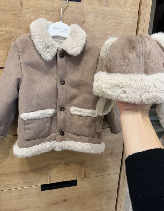 Палто и шапка Mayoral за 12м.