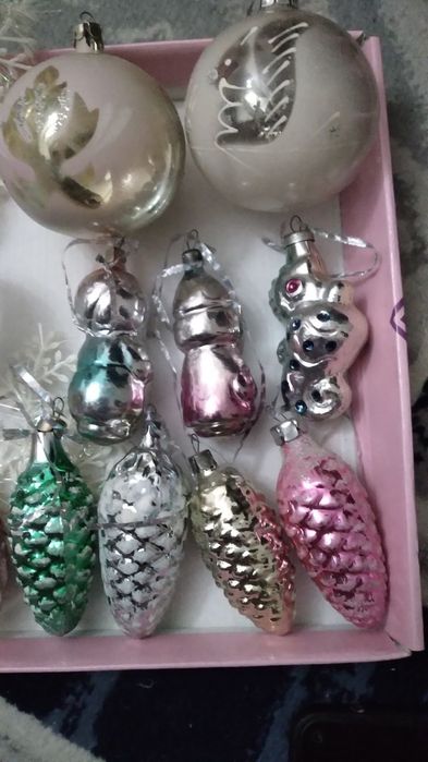 Ёлочные игрушки  СТЕКЛЯННЫЕ
