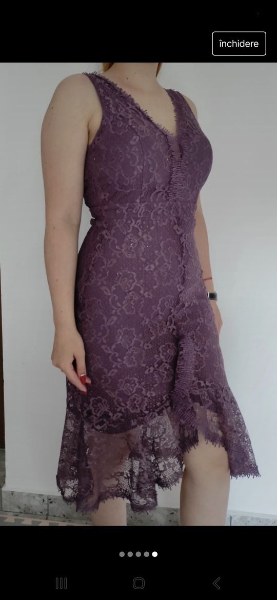 Rochie mov noua de ocazie marime S