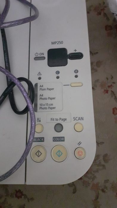 Цветной 3 в1 принтер сканер Canon MP 250