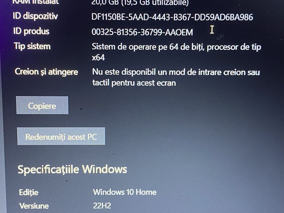 Vand laptop Asus bun