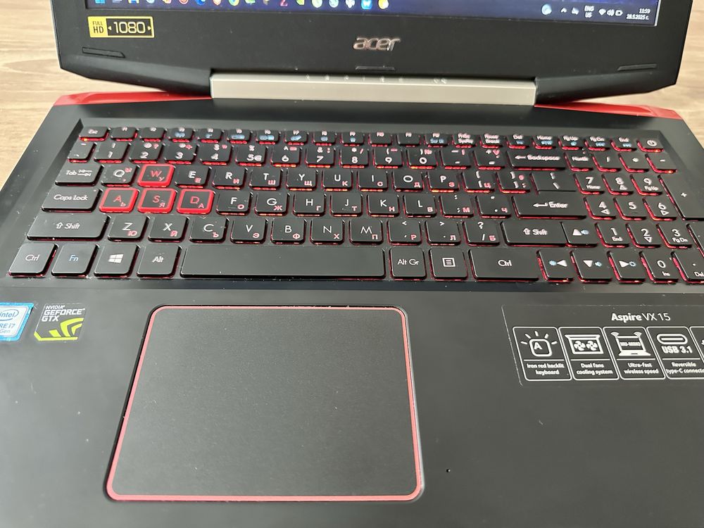 Acer gaming laptop vx5 /dell 5378 2in1