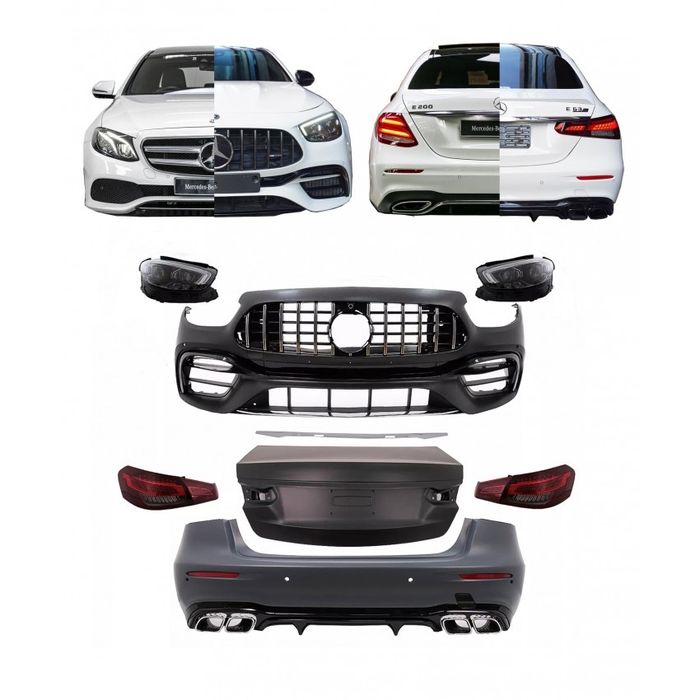 W213 E класа пълен комплект конверсия към Facelift AMG 63