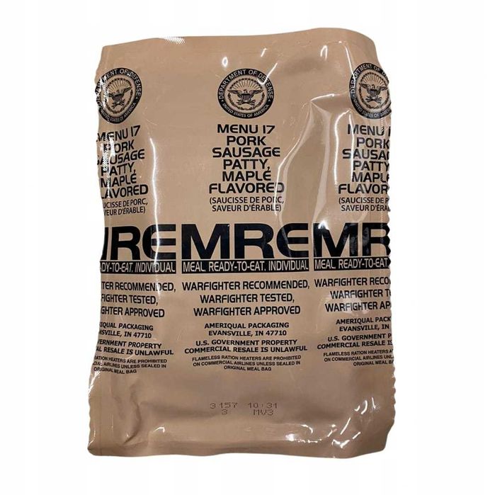 MRE - вакумирана храна за оцеляване