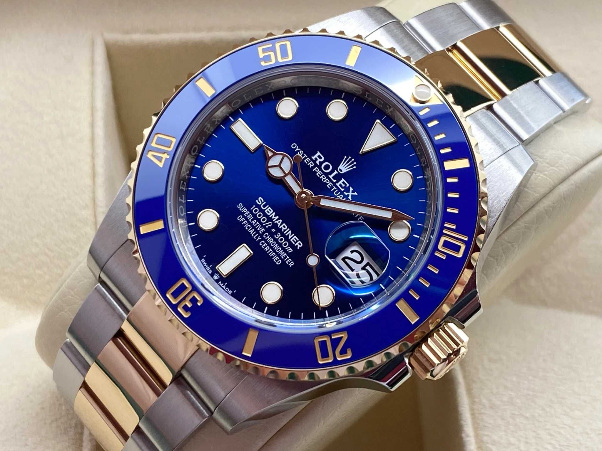 Rolex Submariner NEW 2025 Blue-Gold-Luxury & Automatic Edition 41 mm