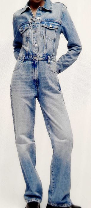 Salopeta denim Zara Xl